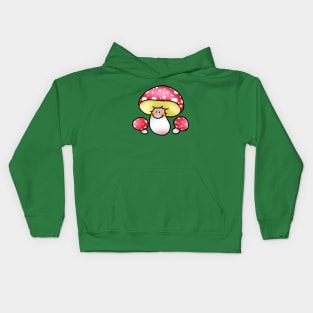 adorable mushroom Kids Hoodie